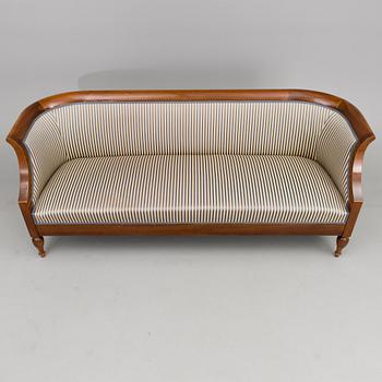 A mid-late 19th Century four-piece sofa suite.