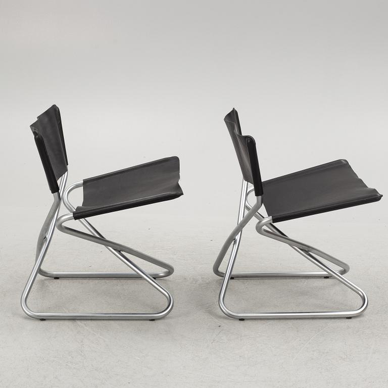 Erik Magnussen, fåtöljer, ett par, "Z-down chairs", Torben Ørskov, Danmark, ca 1968.