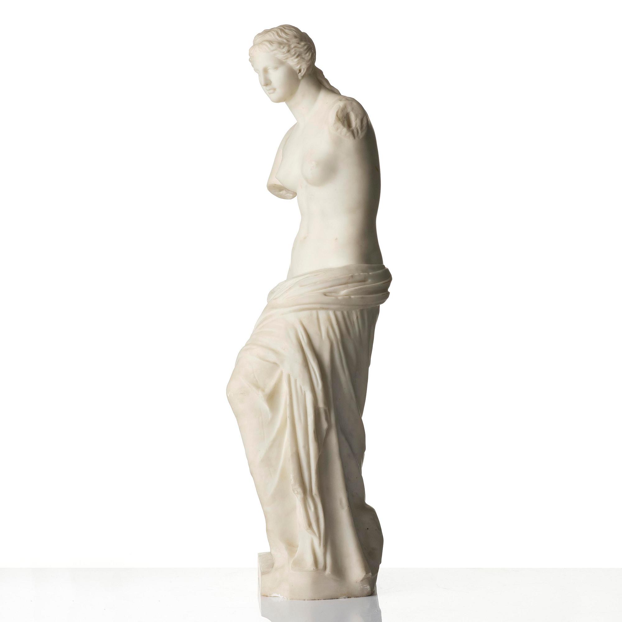 "Venus de Milo", troligen Italien, Grand Tour-souvenir, 1800-tal.