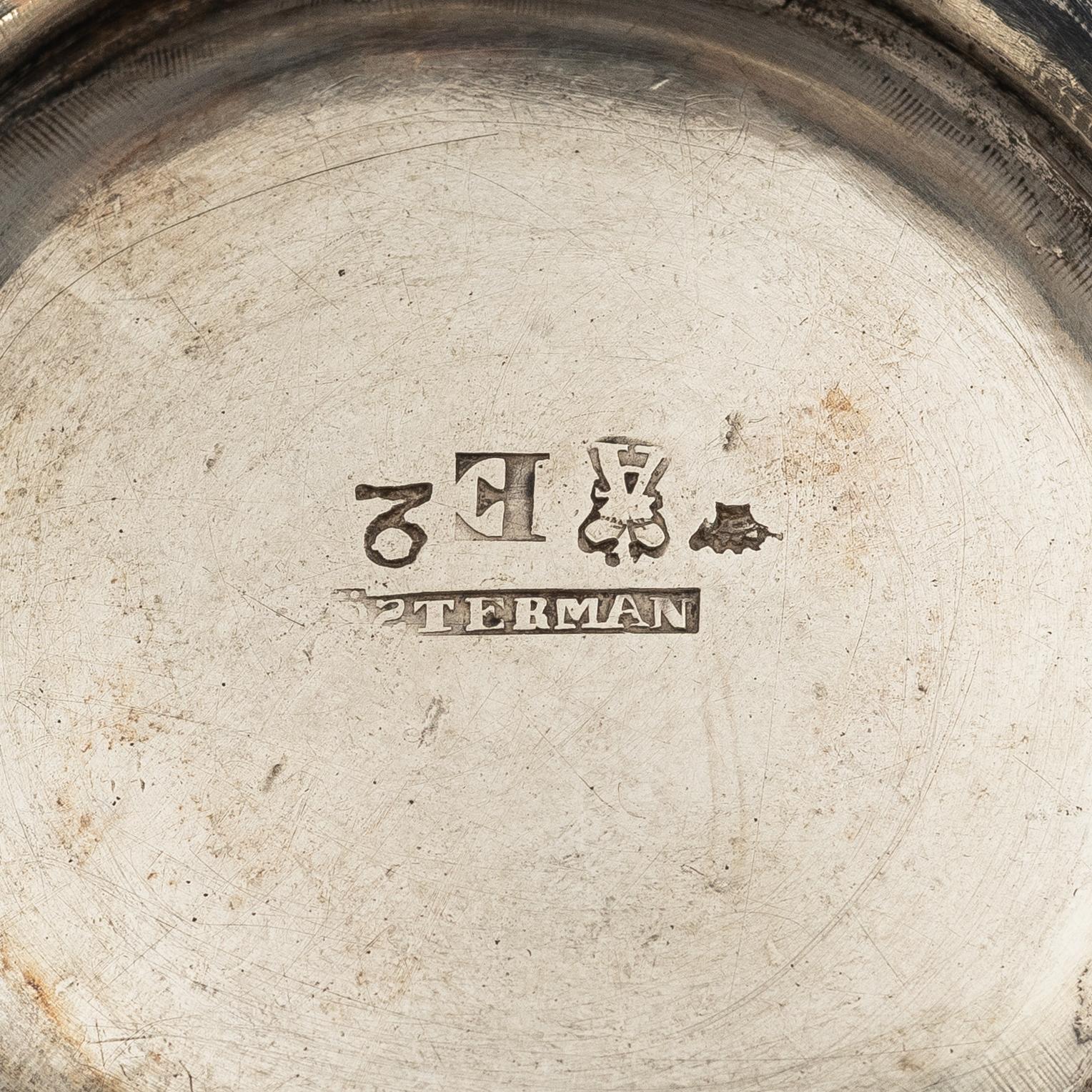 A silver beaker, mark of Carl Johan Österman, Turku, Finland 1838.