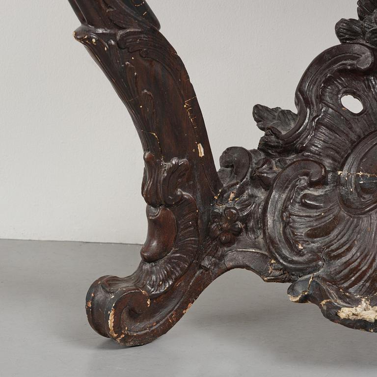 A rococo console table by A. Flodin (master in Stockholm 1758-74).