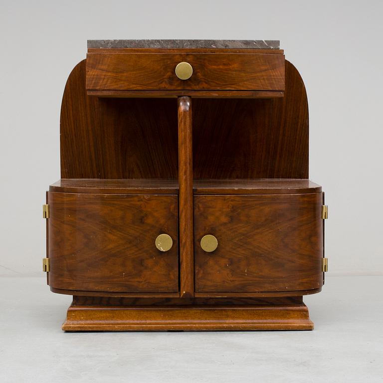 SÄNGBORD/SIDEBOARD, art deco, 1930-tal.