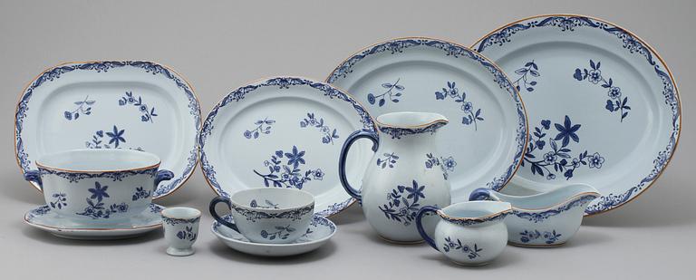 SERVISDELAR, 119 st, porslin, "Ostindia", Rörstrand, 1900-tal.