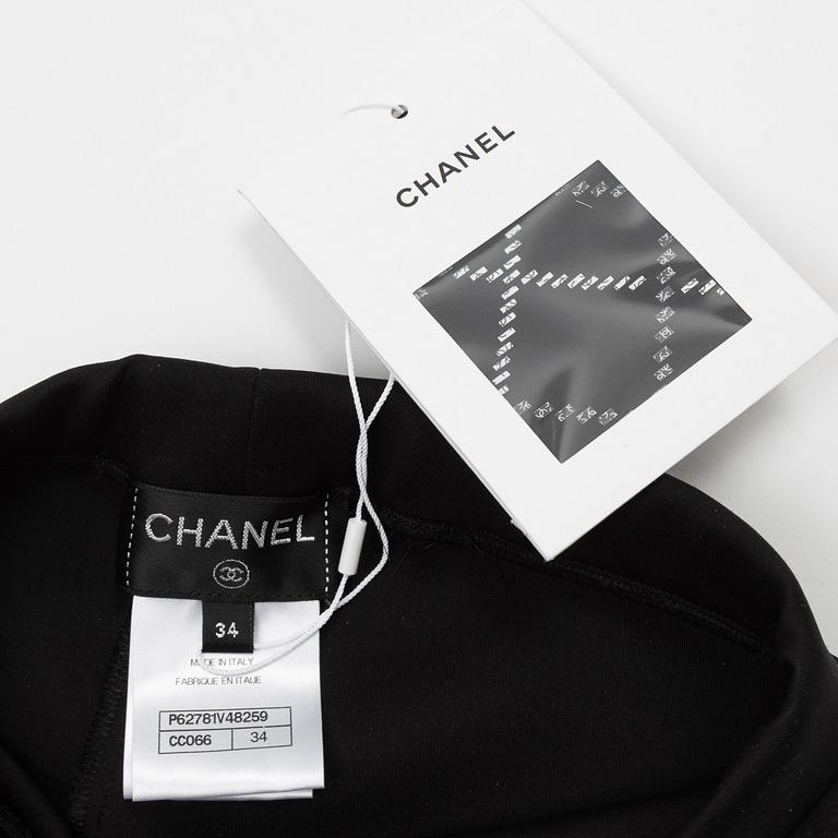 Chanel, leggings, storlek 34.