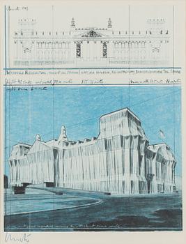 Christo & Jeanne-Claude, "Wrapped Reichstag" (Project for Berlin).
