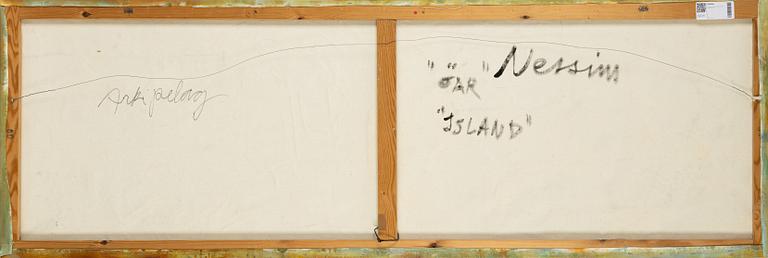 Suzanne Nessim, oil on canvas, signed verso.