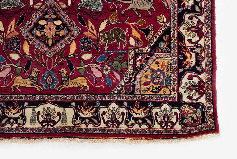 Matta, antik Khorasan, östra Persien, ca 234 x 134 cm.