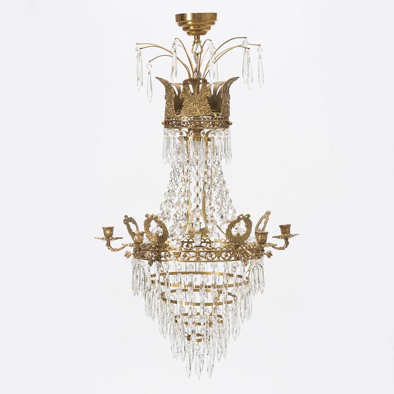 A 20th century chandelier.