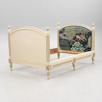 A Gustavian style bed, Sweden, mid 20th century.