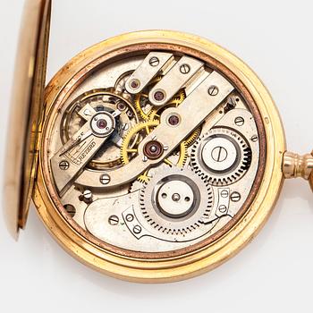 Pocket watch, hunter, 51.5 mm.