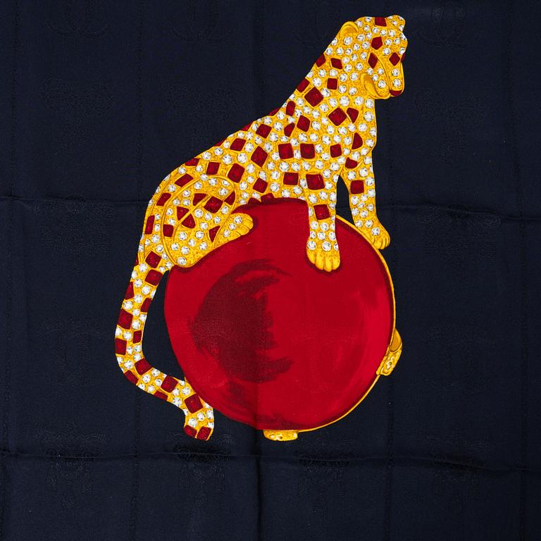 Cartier, a 'Panther Royale' scarf.