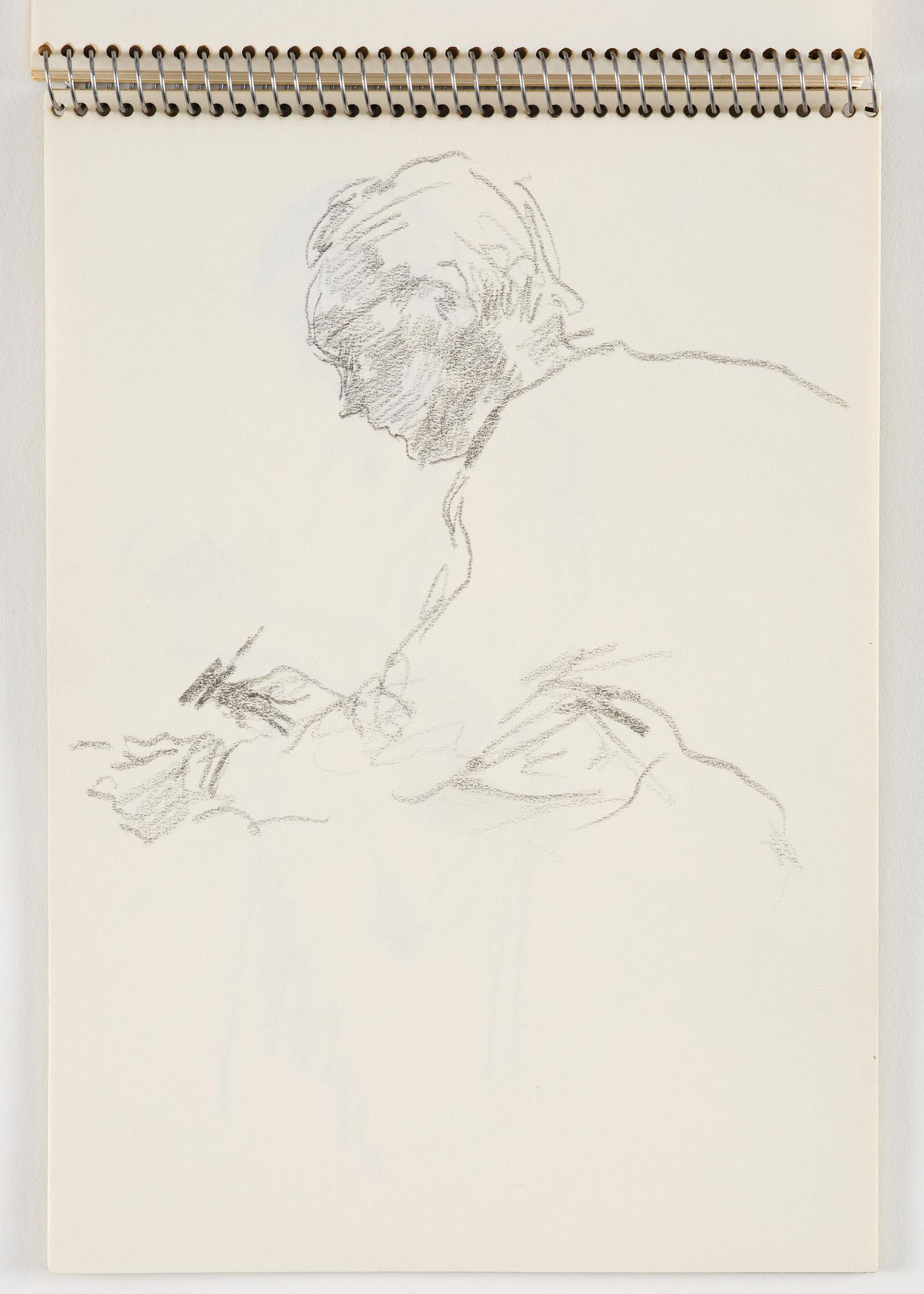 Lotte Laserstein, Skissblock med 19 teckningar varav 1 signerad.