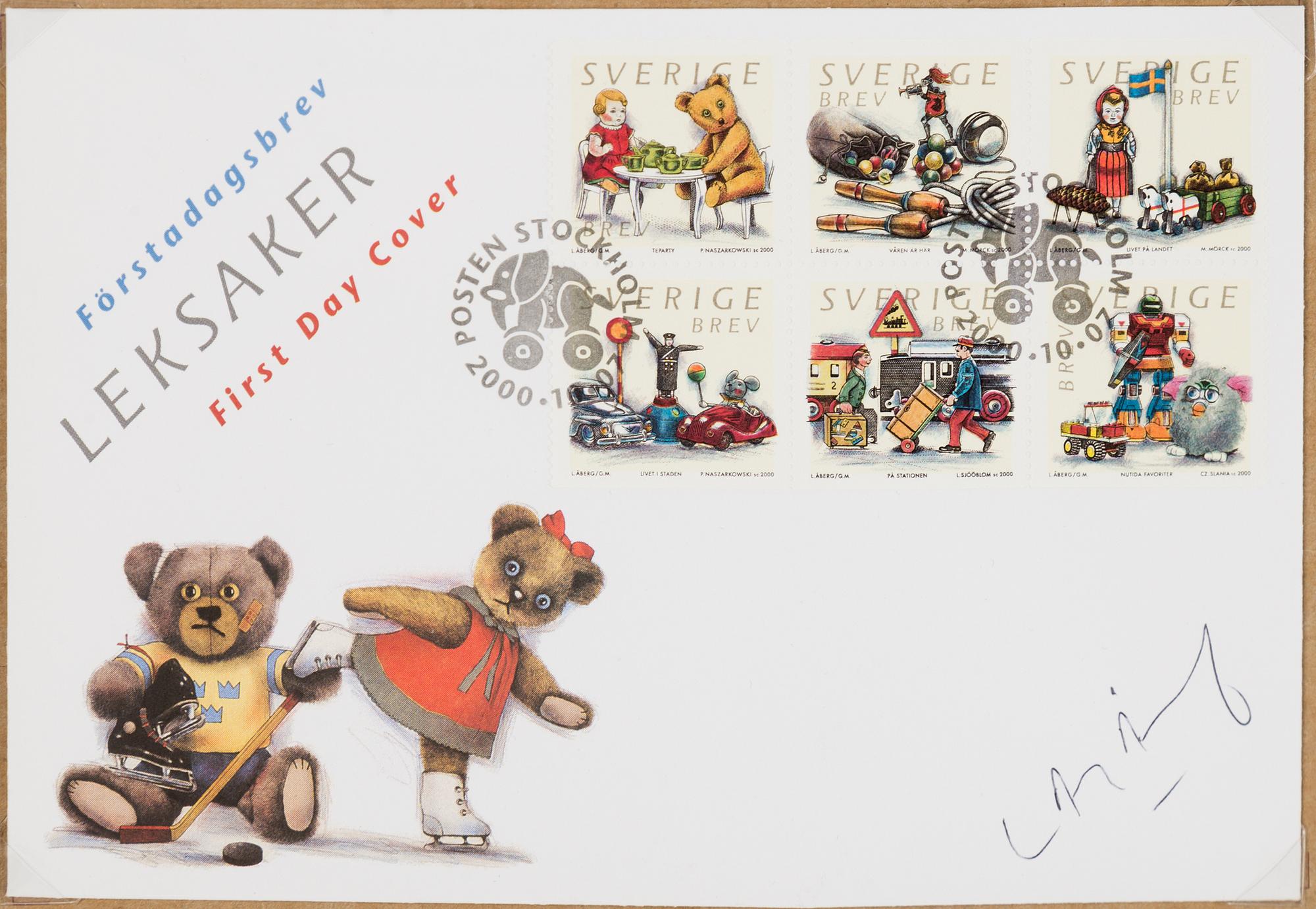 LASSE ÅBERG, portfolio with 6 lithographs in colour, signed 265/290.