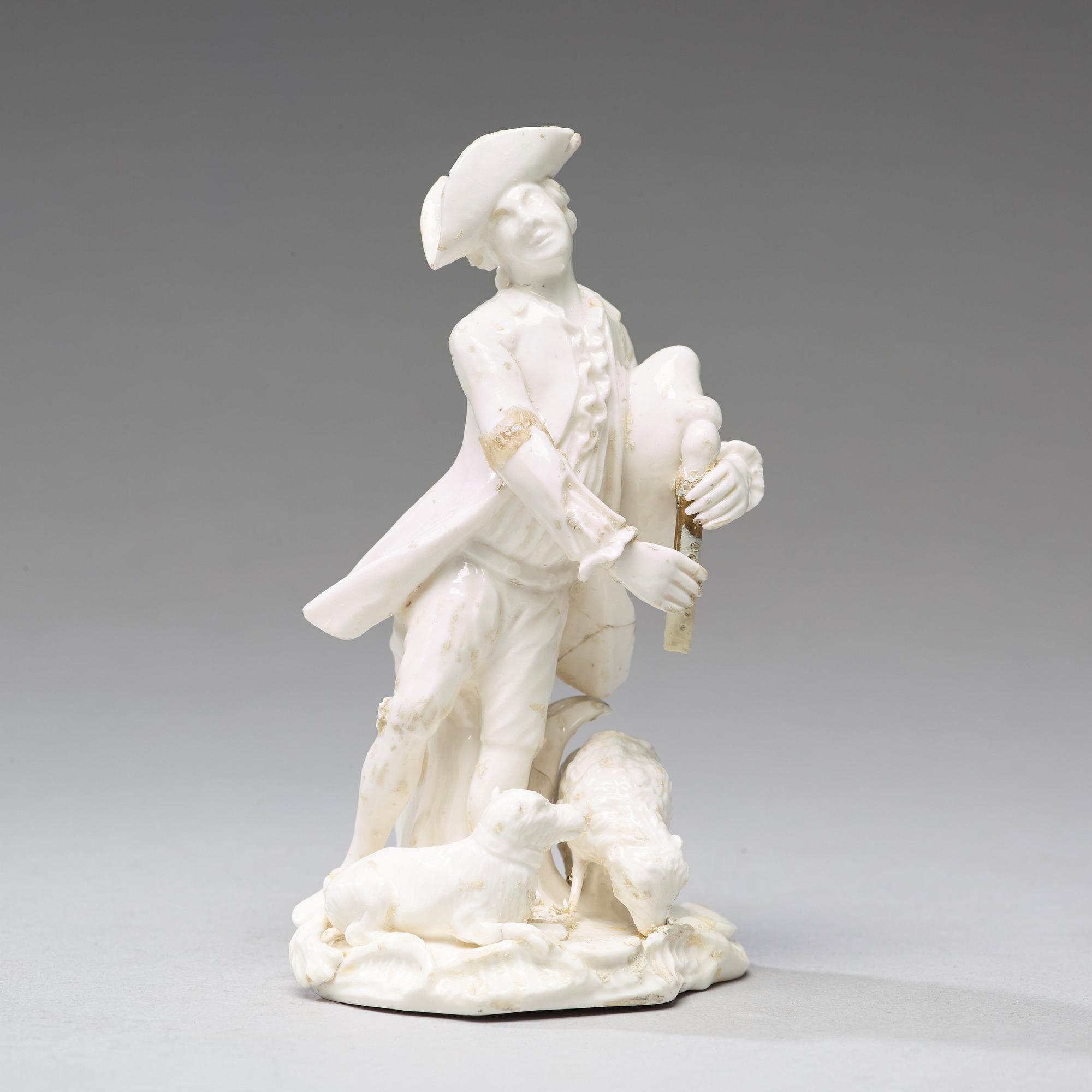 FIGURIN, mjukt porslin. Marieberg, Stens period (1769-1788).