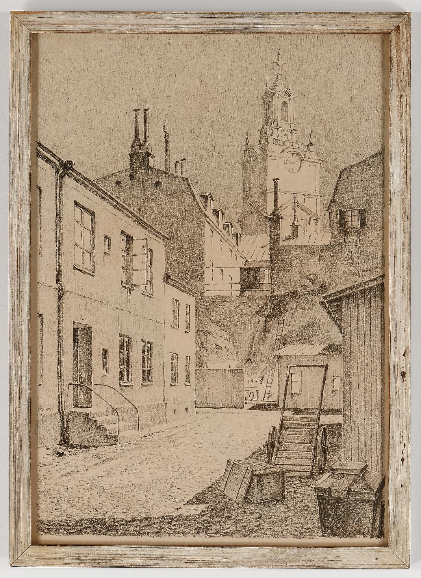 GRETA KNUTSSON TZARA, blyerts 3 st. Monogramsignerade.