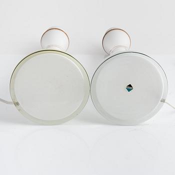 Table lamps, a pair, Bernt Nordstedt, Bergboms, third quarter of the 20th century.
