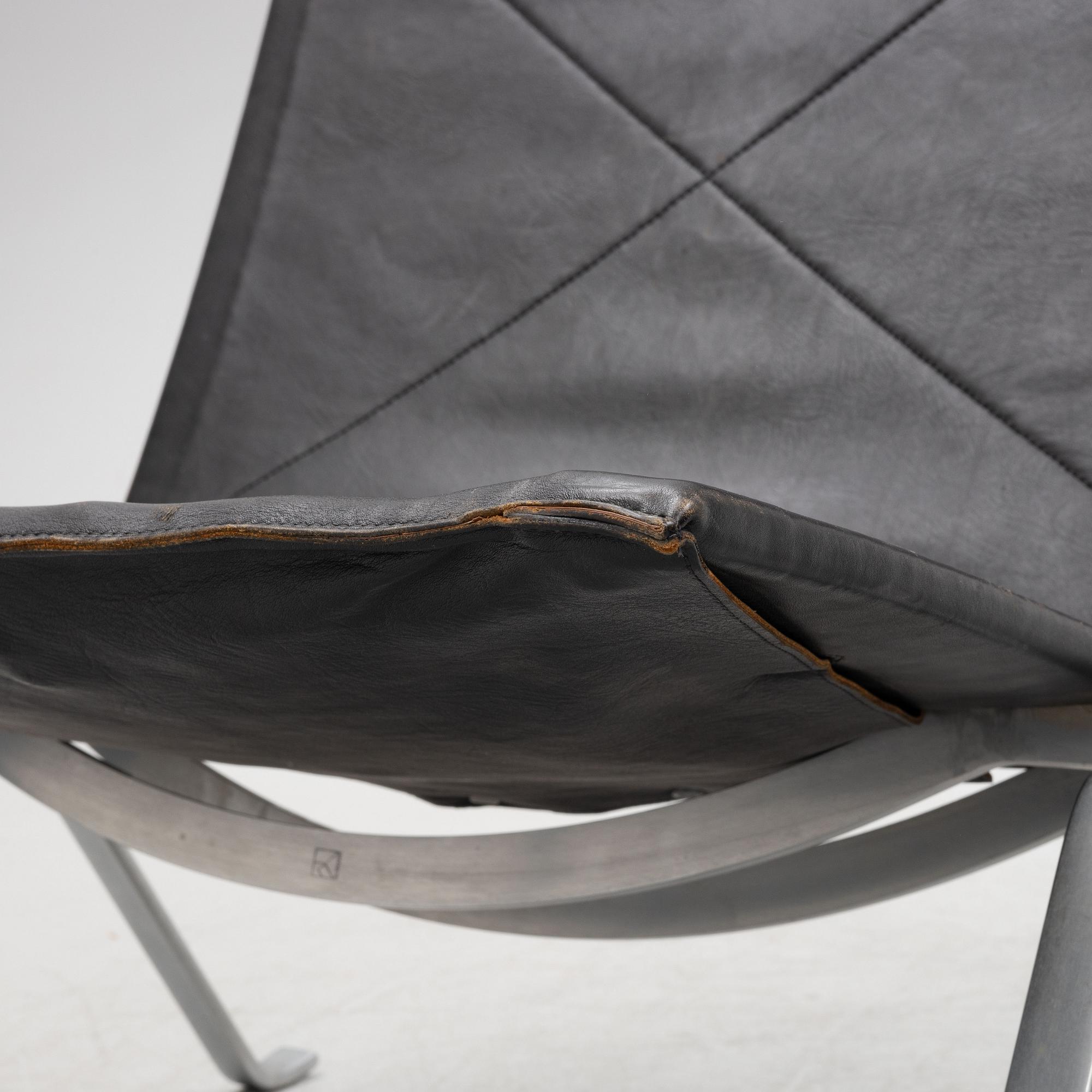 Poul Kjaerholm, a pair of "PK22"lounge chairs, Kold Christensen, Denmark.