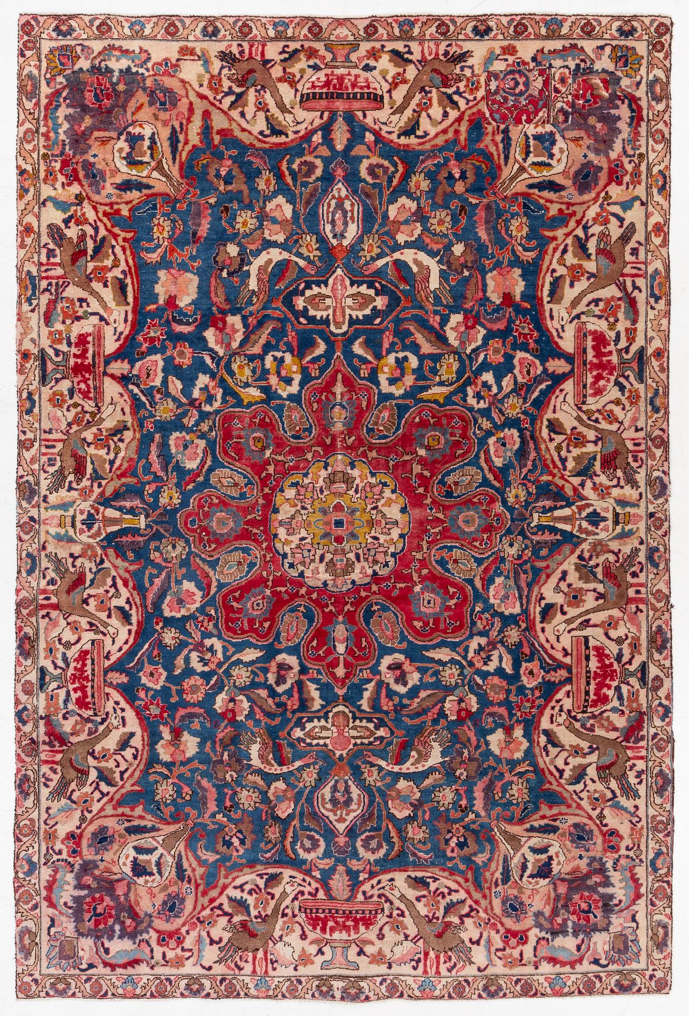Rug, probably Kashmar, 320 x 210 cm.