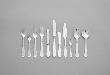 231. A Danish 20th century sterling silver 168 piece table-service, Georg Jensen, Copenhagen 1945-1977.