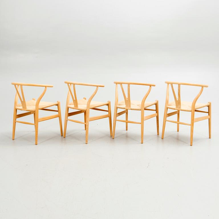 Hans J. Wegner, chairs, 10 pcs, "Y-chair", Carl Hansen & Son, Denmark, modern production.