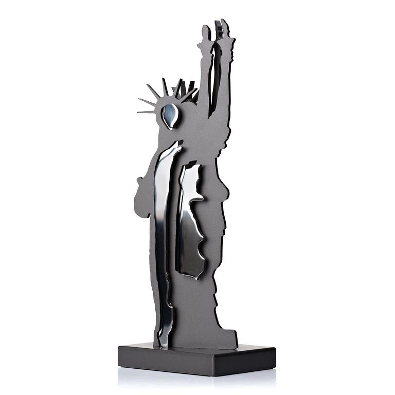 Arman, an iron sculpture, signed and numbered 76/80.