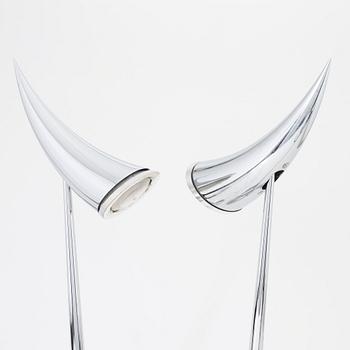 Philippe Starck, a pair of 'Ara' table lamps from Flos, Italy.