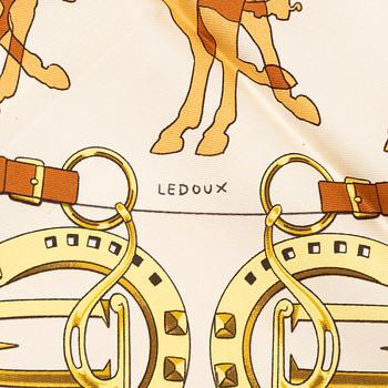 Hermès, a 'Manège' silk scarf.