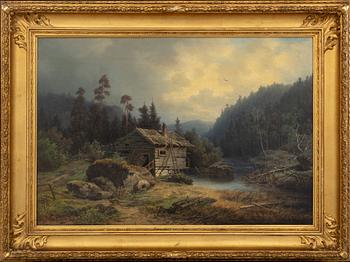 THEODOR BILLING, oil on canvas, signed and dated -68.