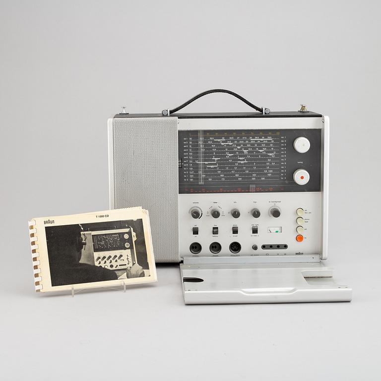 A T1000 radio, designed by Dieter Rams för Braun 1962.
