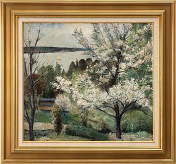 Carl Luthander, Blooming apple tree.