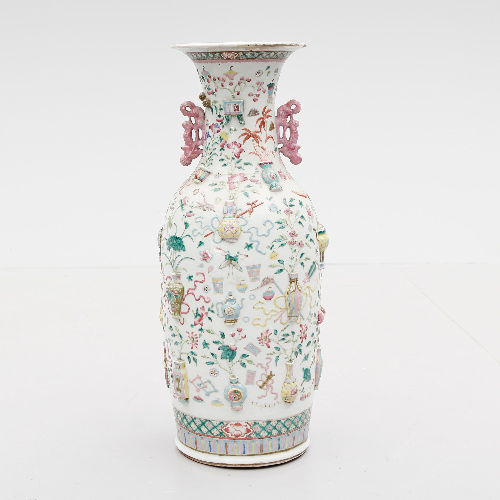 GOLVVAS, porslin, Kina, 1800-tal.