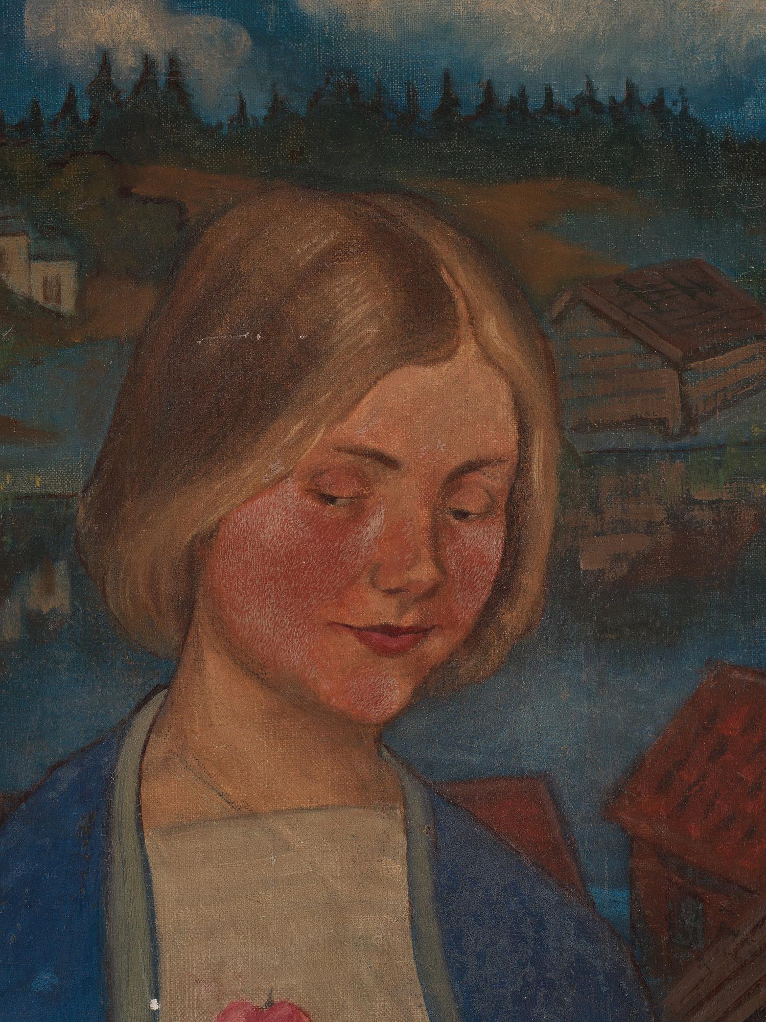 Ivar Arosenius, 'Eva' (the artist's wife).