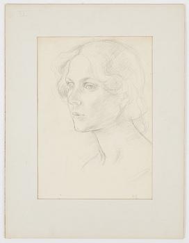 Birger Simonsson, portfolio with 62 drawings. watercolours, pencildrawings.