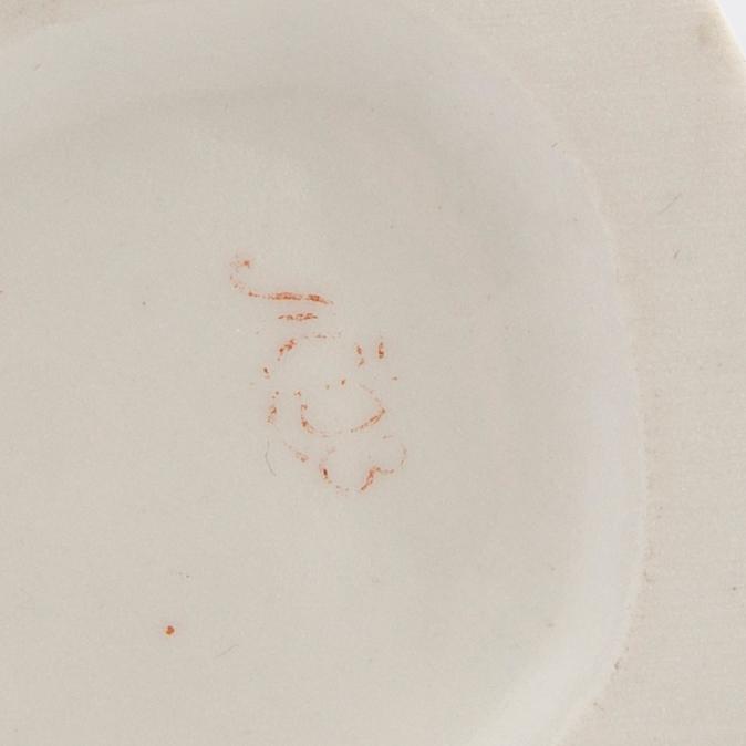 Figurin Lomonosov 1900.talets mitt porslin.