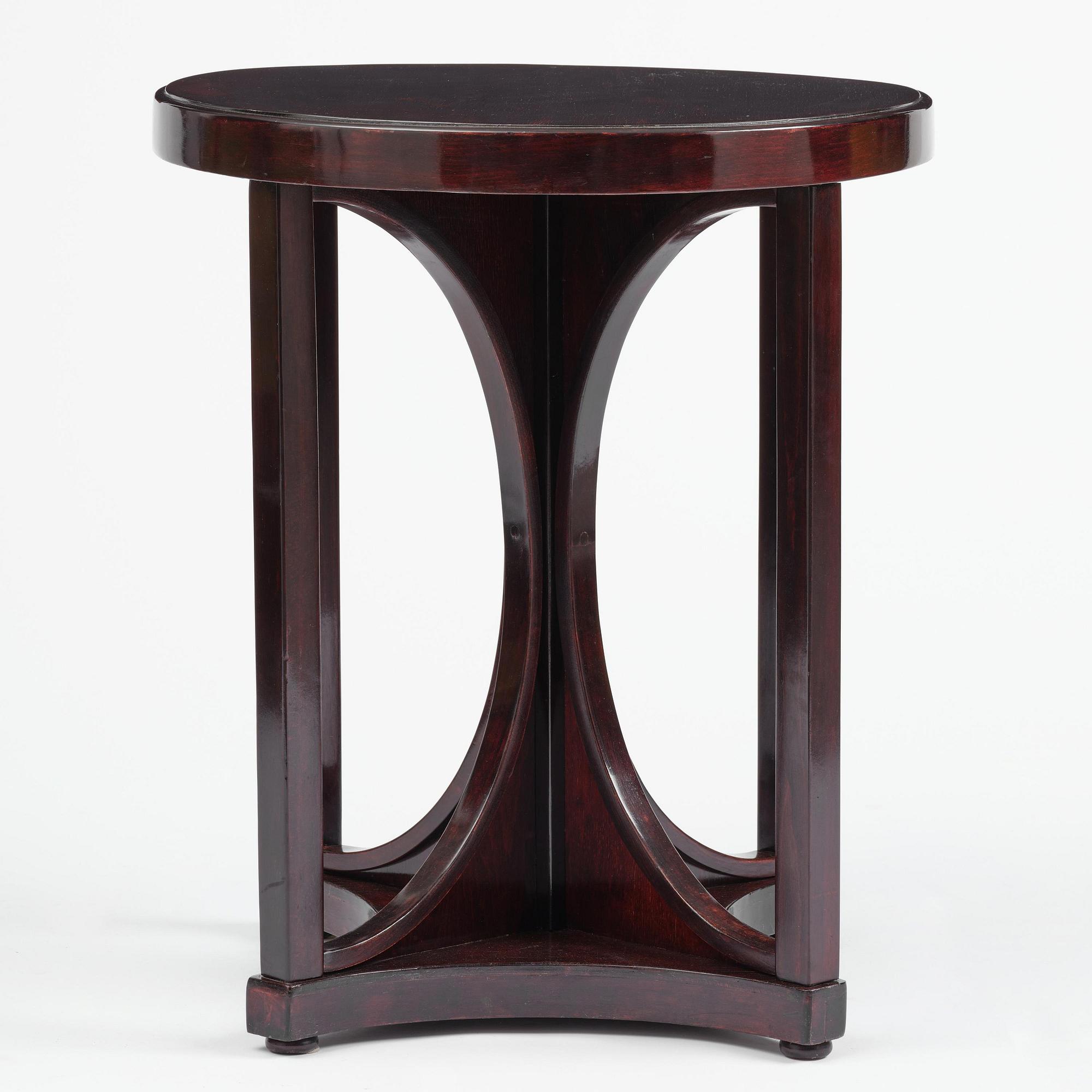 Josef Hoffmann, salongsmöbel, fyra delar, modell 421/428, Jacob & Josef Kohn, Wien, 1900-talets början.