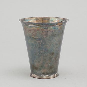 JOHAN LUND, a silver beaker, Stockholm, 1707.