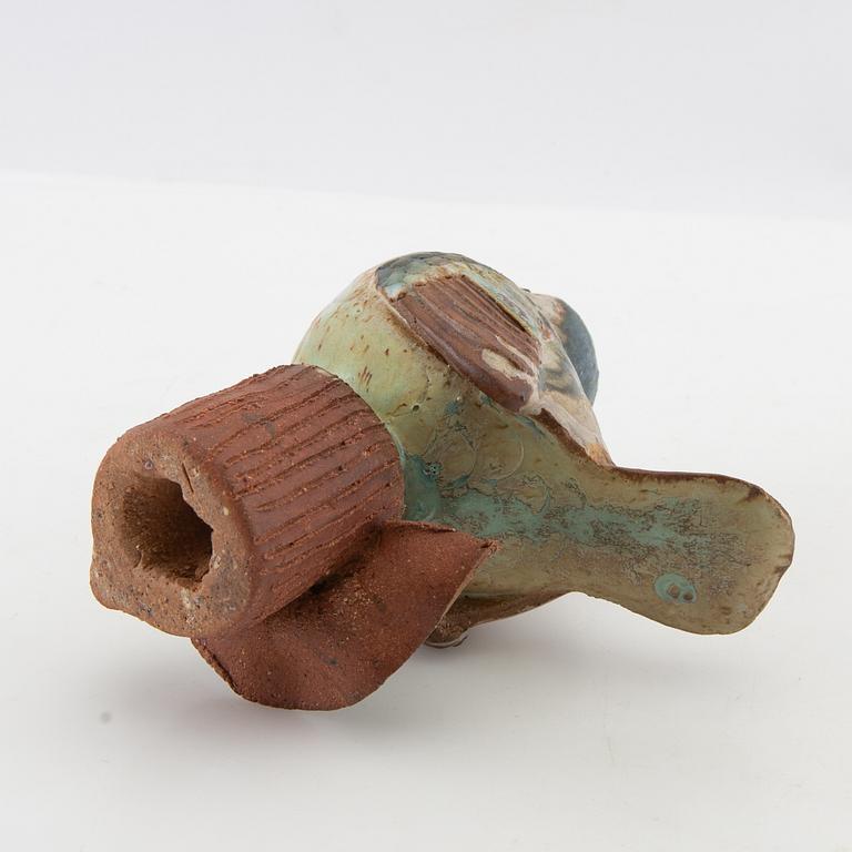 Tyra Lundgren, Sculpture Bird on Stump.