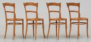 STOLAR, 4 st. J & J Kohn, Wien, 1900-talets första hälft.