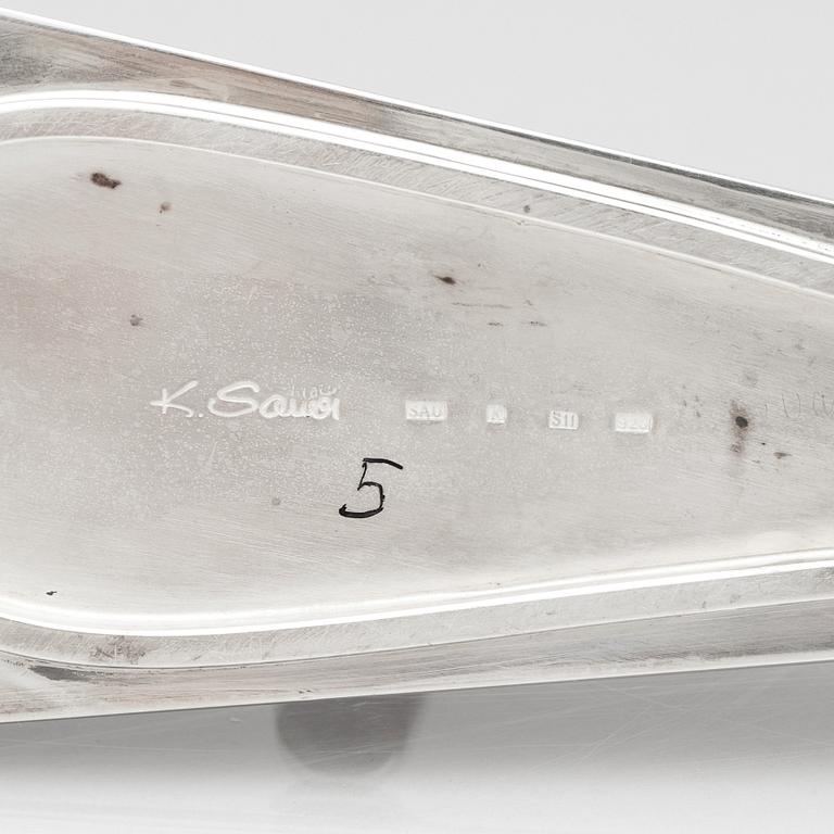 Karlheinz Sauer, kanna, egen studio, Kalmar 2016, sterling silver.