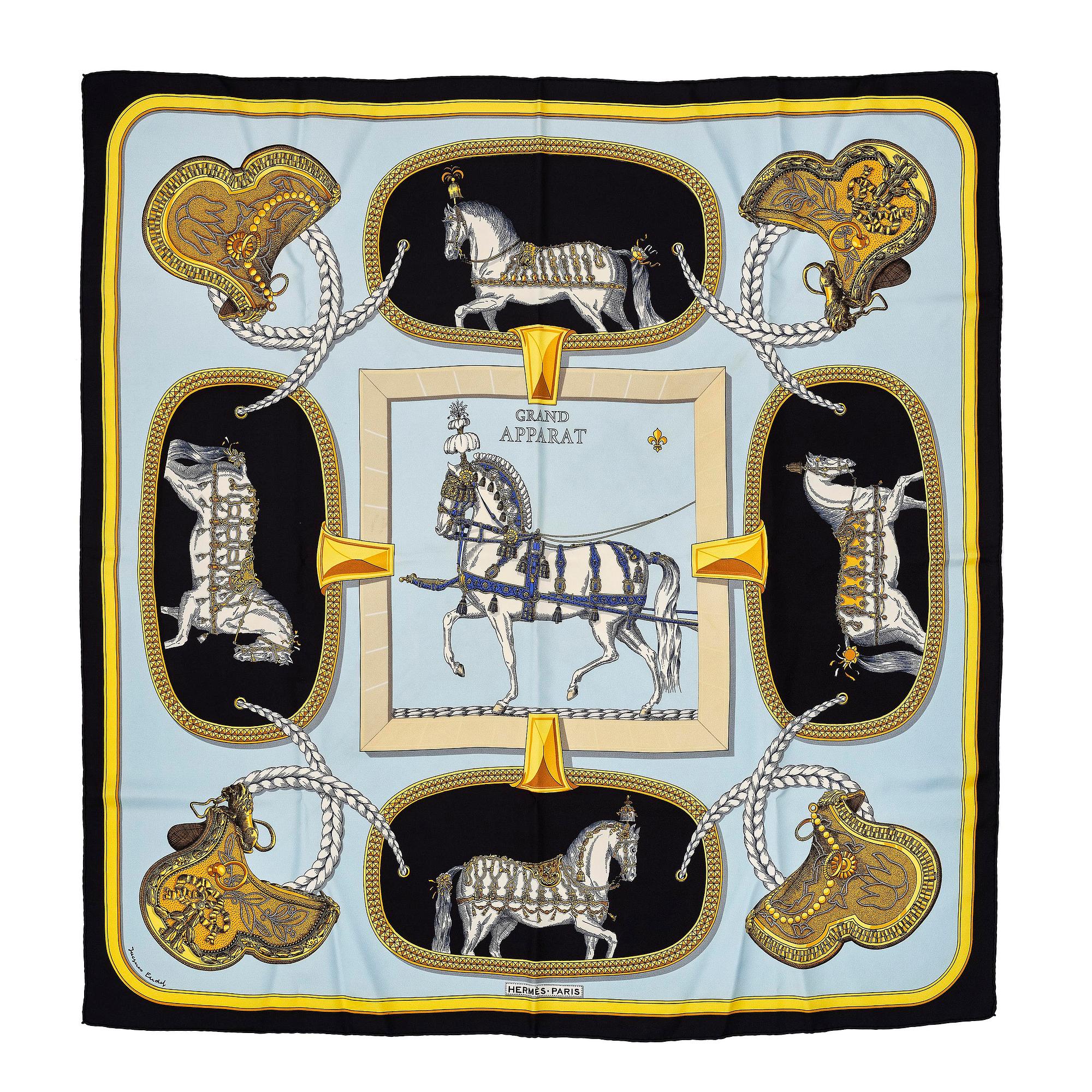 Hermès, scarf, “Grand Apparat”.