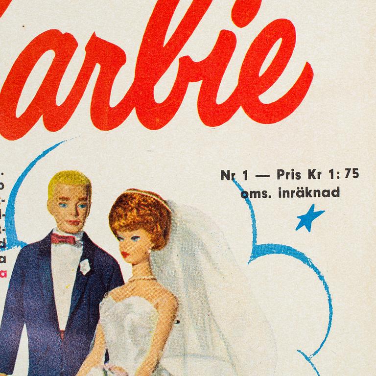 A Barbie comic book #1, Stockholm, 1963.