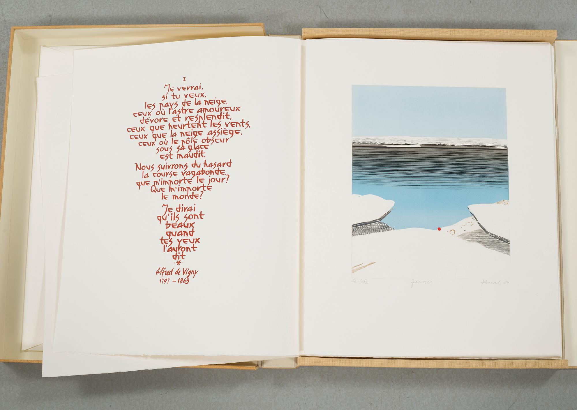 SIRBEGOVIC KEMAL, mapp med 12 färetsningar, signerade, daterade -84  och numrerade EA 2/12.