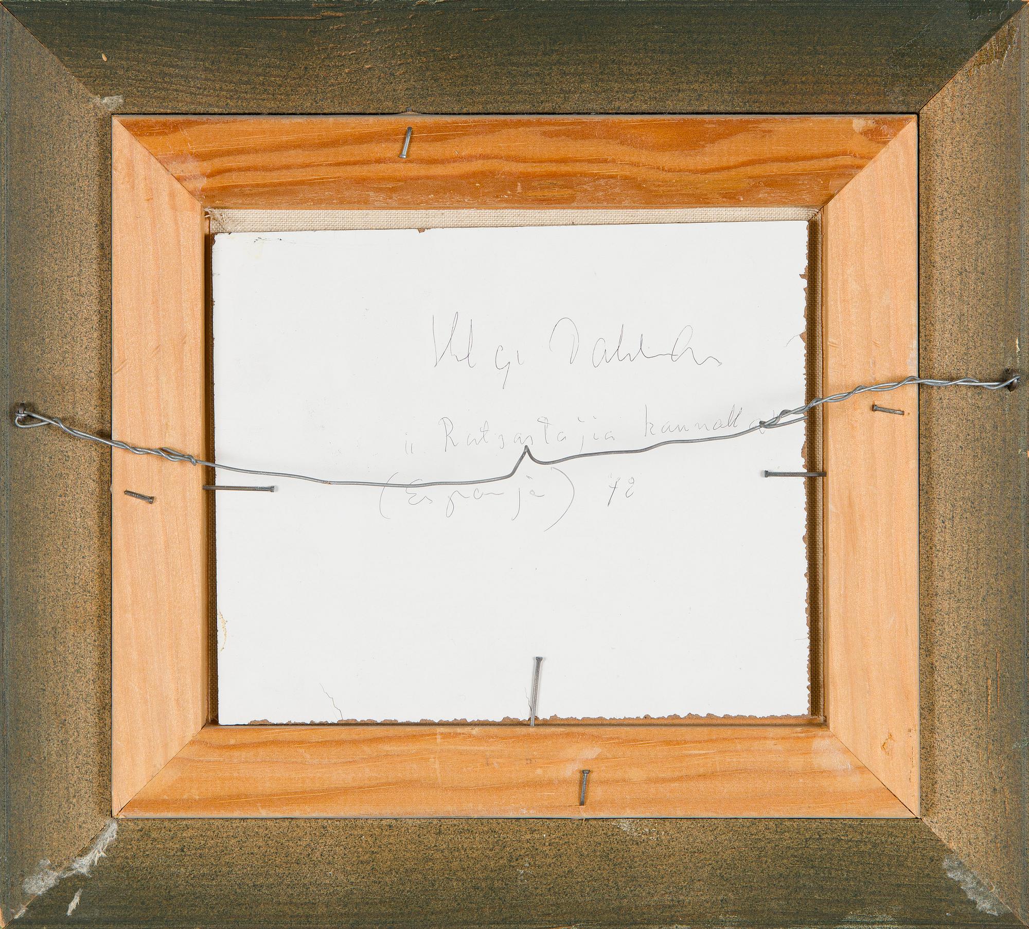 Helge Dahlman, Riders on the beach (Spain).