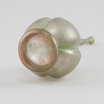 VASER, 5 st, glas, troligen Nekker glasbruk, Jerusalem, 1900-tal.