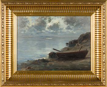 Woldemar Toppelius, Boat by the Shore.