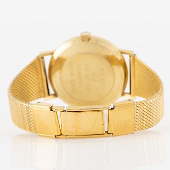 Tissot, Seastar Seven, 18K gold, wristwatch, 33.5 mm.