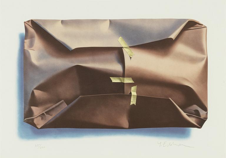 Yrjö Edelmann, "Wrapped brown parcel”.