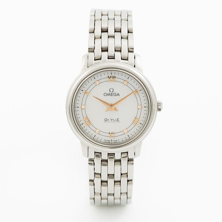 Omega, De Ville, Prestige, "Mother of Pearl Dial", wristwatch, 27.4 mm.