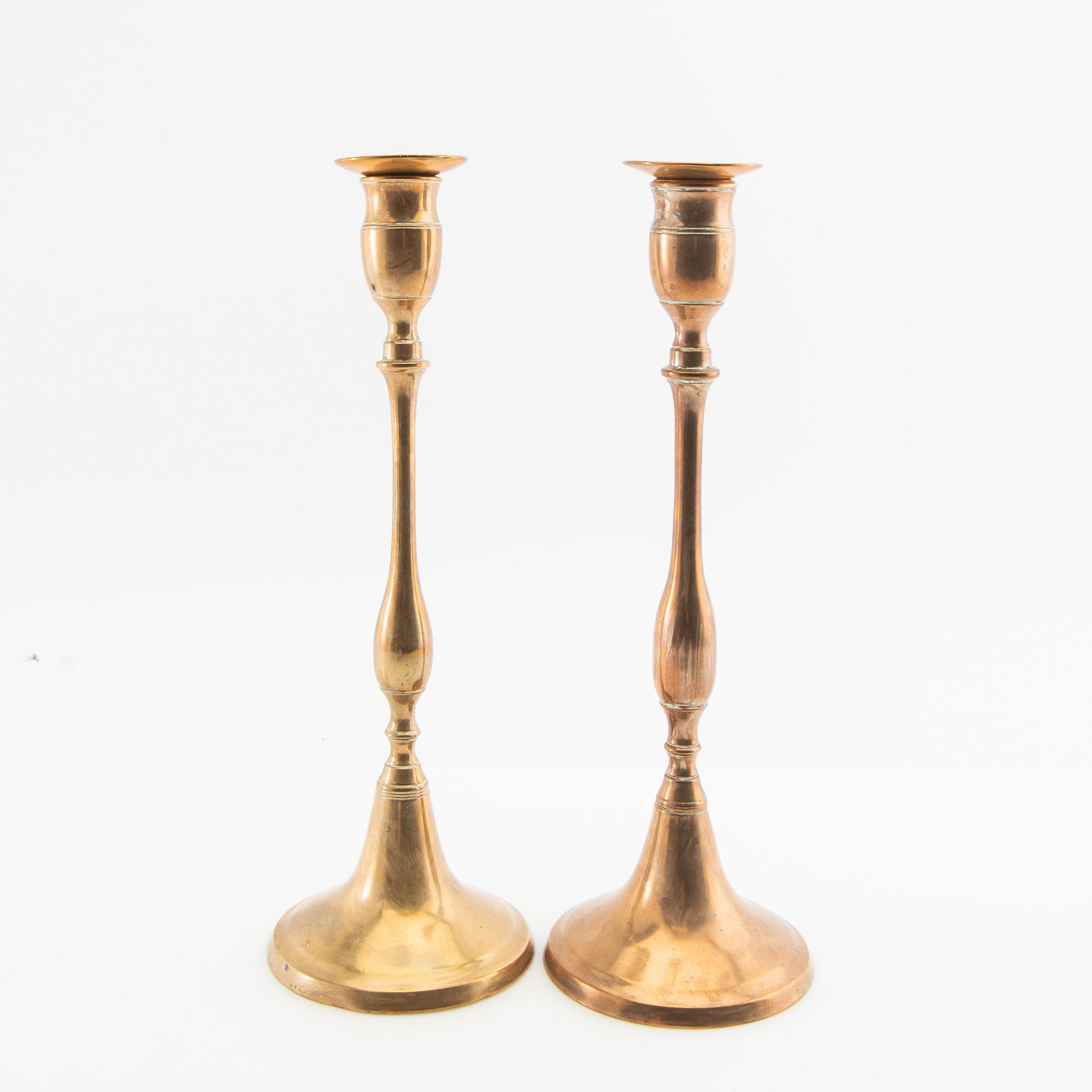 Candelsticks a pair early 20th century.