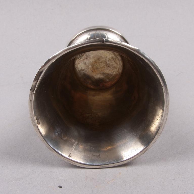 BÄGARE, silver, Jonas Berg, Stockholm 1764.